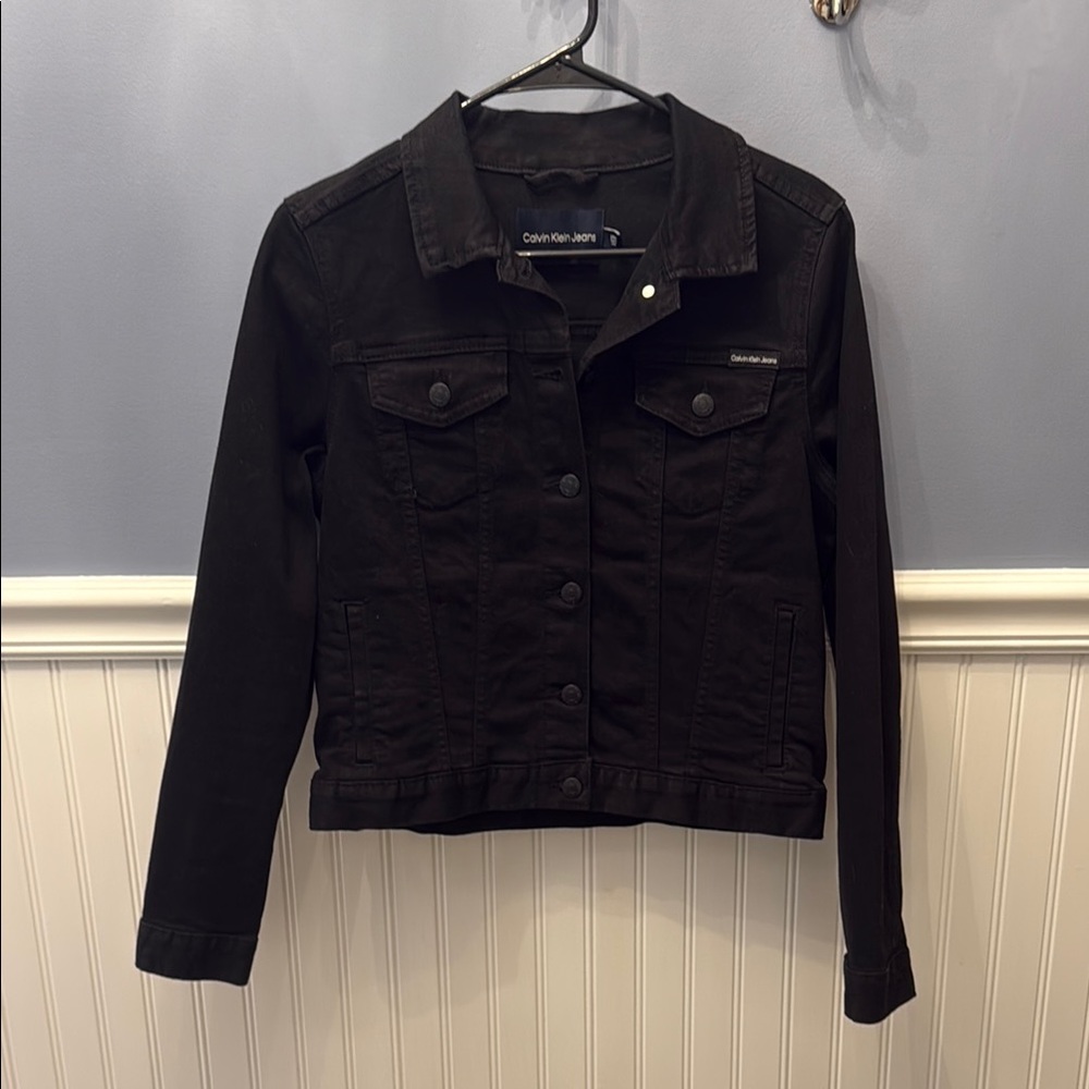 Calvin Klein Women's Black Denim Jacket